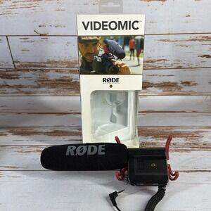 Rode VideoMic Camera‑Mount Shotgun Microphone w/ Rycote Lyre Shock Mount